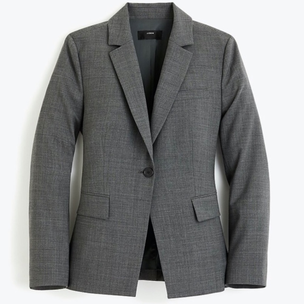 J.Crew Slim Single-Button Blazer in Everyday Wool